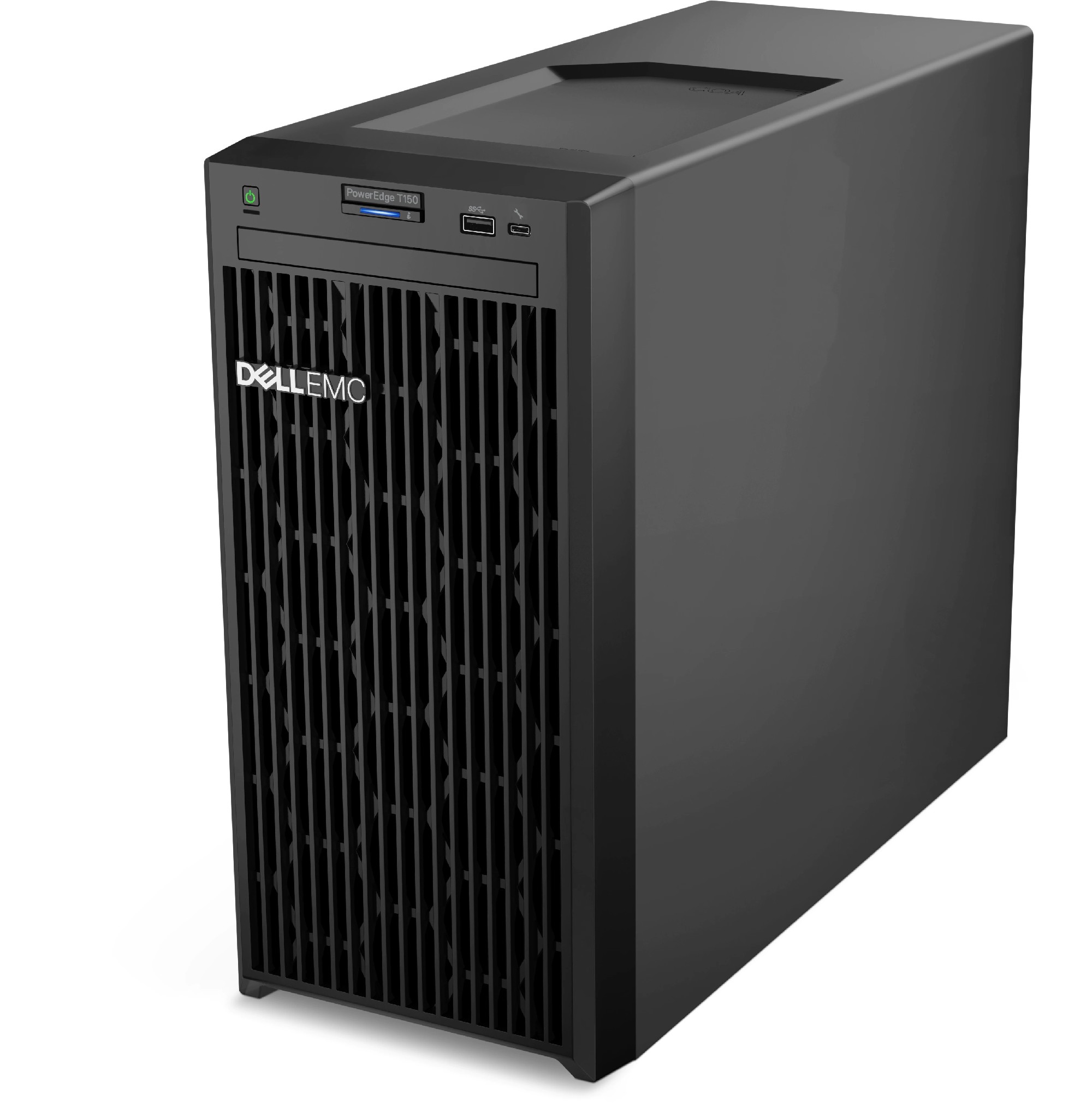 Dell PowerEdge T150 Tower, Intel Xeon E-2314 (2.8GHz, 8M Cache, 4C/4T, 65W), 1x16GB DDR4 UDIMM RAM, 2TB 7.2K RPM SATA HDD (Chassis up to 4x3,5” Cabled HDD), iDRAC9 Basic, On-Board LOM Broadcom 5720 Dual Port 1Gb , TPM 2.0, Single cabled 300W PSU. photo 2