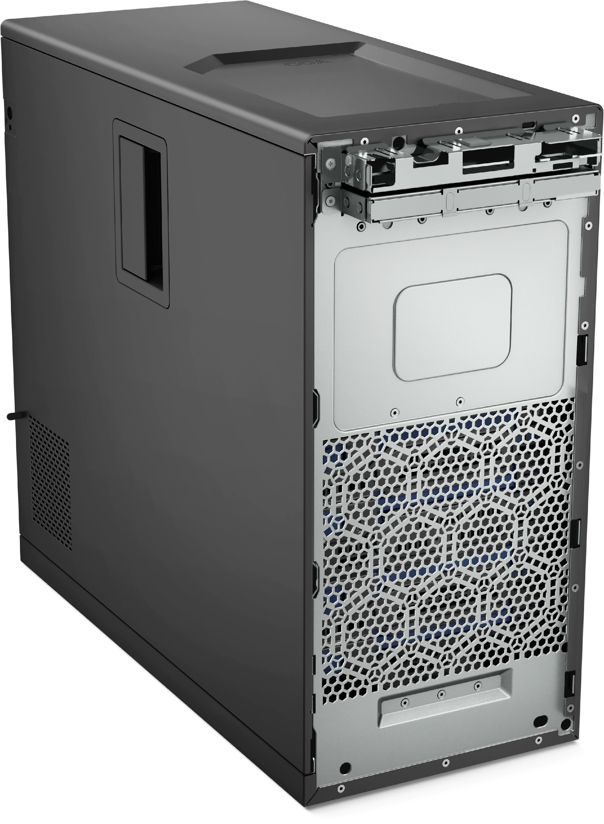 Dell PowerEdge T150 Tower, Intel Xeon E-2314 (2.8GHz, 8M Cache, 4C/4T, 65W), 1x16GB DDR4 UDIMM RAM, 2TB 7.2K RPM SATA HDD (Chassis up to 4x3,5” Cabled HDD), iDRAC9 Basic, On-Board LOM Broadcom 5720 Dual Port 1Gb , TPM 2.0, Single cabled 300W PSU. photo 3