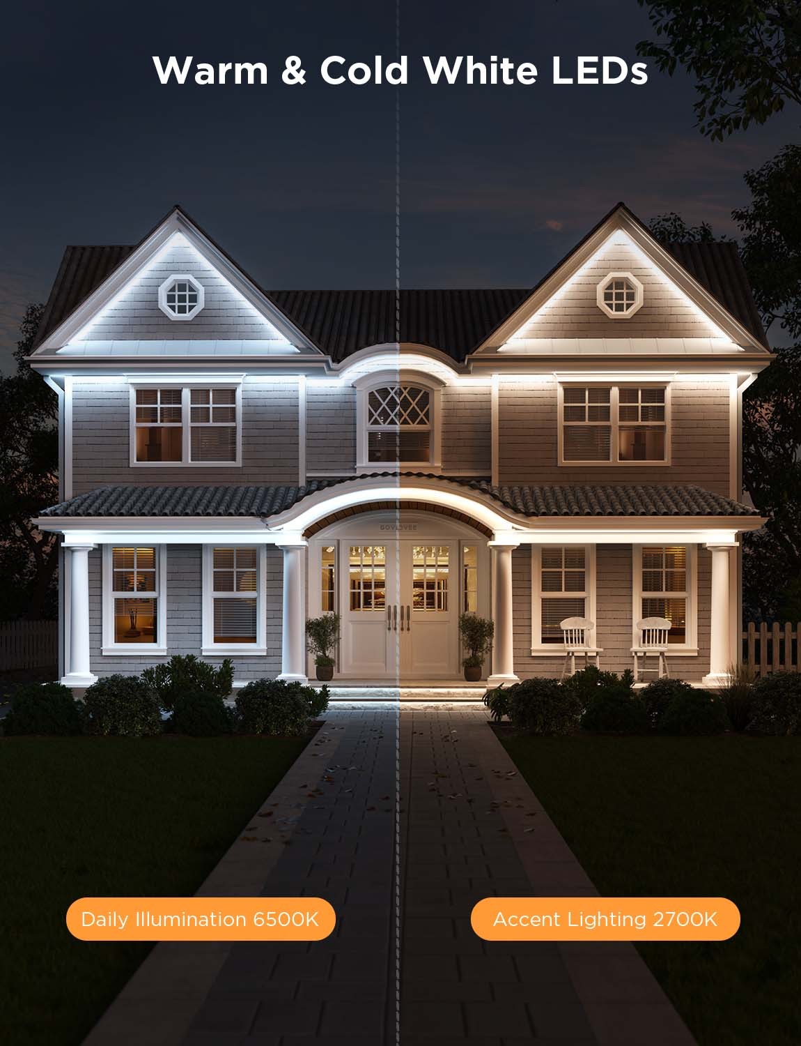 Наружняя светодиодная лента GOVEE RGBICWW Outdoor Strip Light Pro 10M photo 3