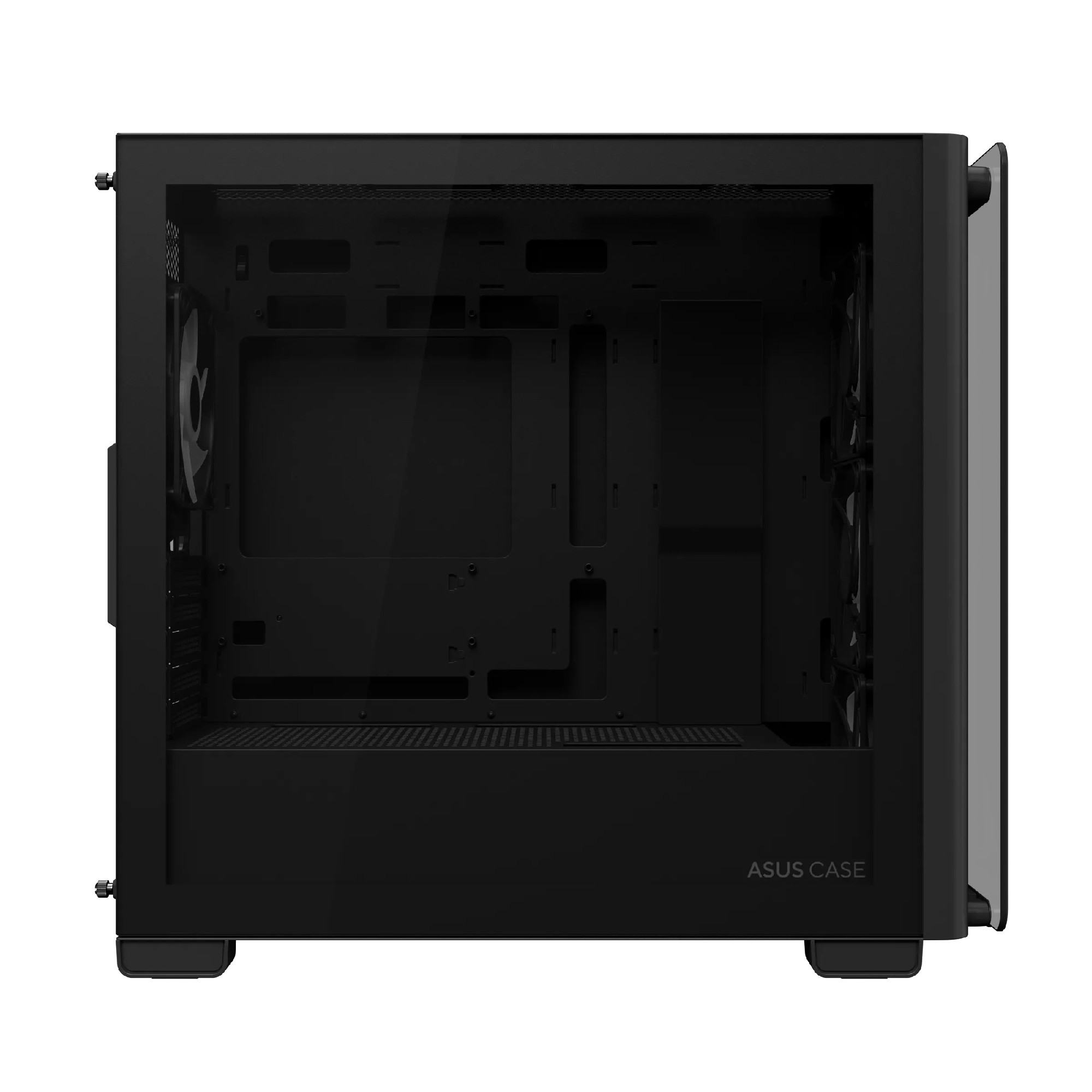 Carcasa ASUS A23 PLUS TG ARGB/ w/oPSU / 4x120mm ARGB fans/ mATX / Black photo 5