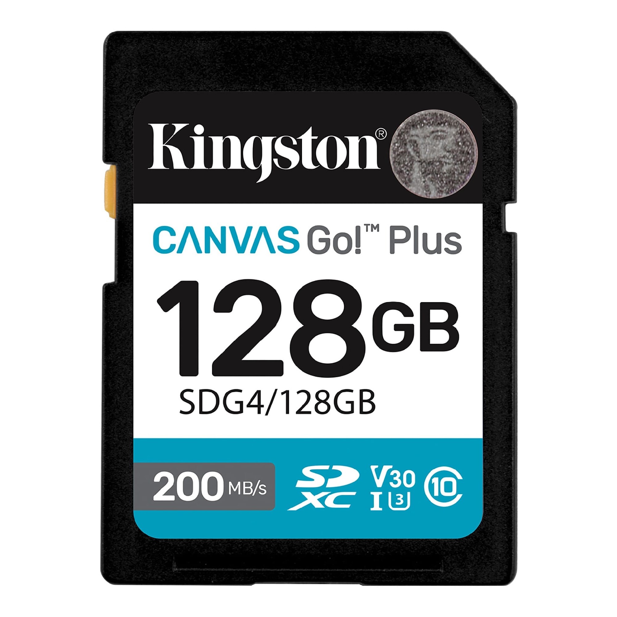 Карта памяти SD 128GB Kingston Canvas Go! Plus G4, 200/160MB/s photo 2