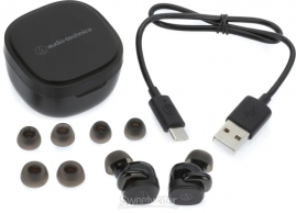 Беспроводные наушники Audio-Technica ATH-SQ1TWBK thumbnav 1