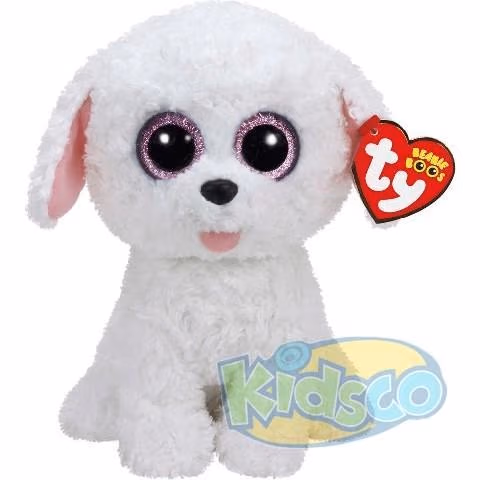 TY TY37065 Bb Pippie - White Dog 24cm