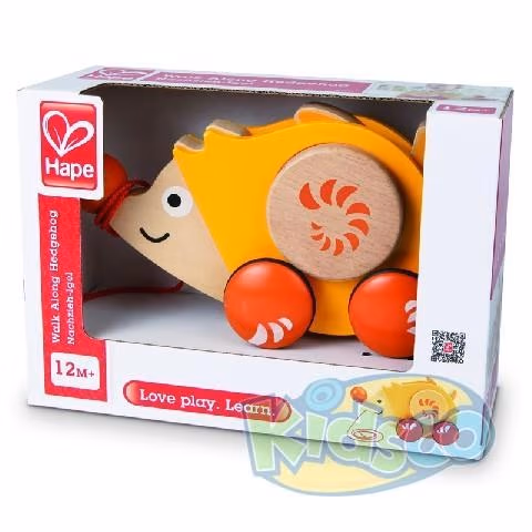Hape E0350A Walk-A-Long Hedgehog