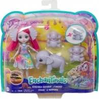 Enchantimals GTM30 Esmeralda Elefant Si Familia