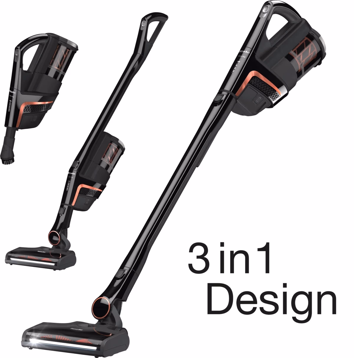 Aspirator acumulator Miele Triflex HX2 Cat&Dog Obsidian Black 