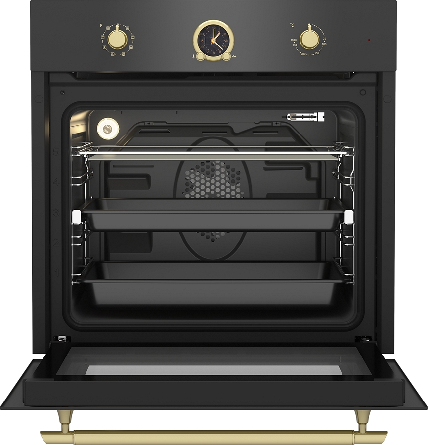 Встраиваемый духовой шкаф Beko OIM27201A / 71 л. / A / Черный photo 4