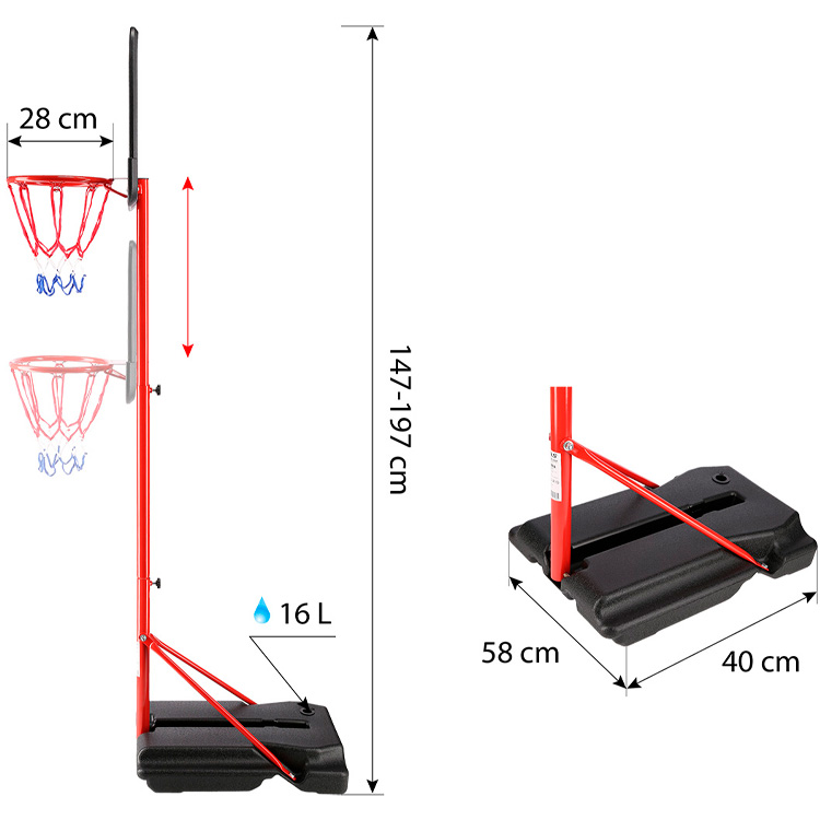 Panou baschet NILS Basketball hoop photo 9