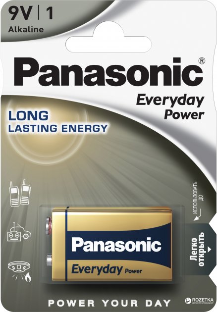 Bateriе Panasonic 6LR61REE1B photo 1 Bateriе Panasonic 6LR61REE1B photo 1
