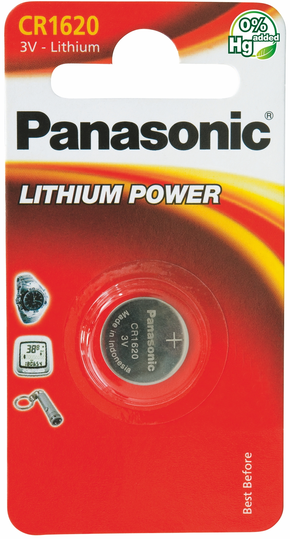 Батарейка Panasonic CR-1620EL/1B photo 1