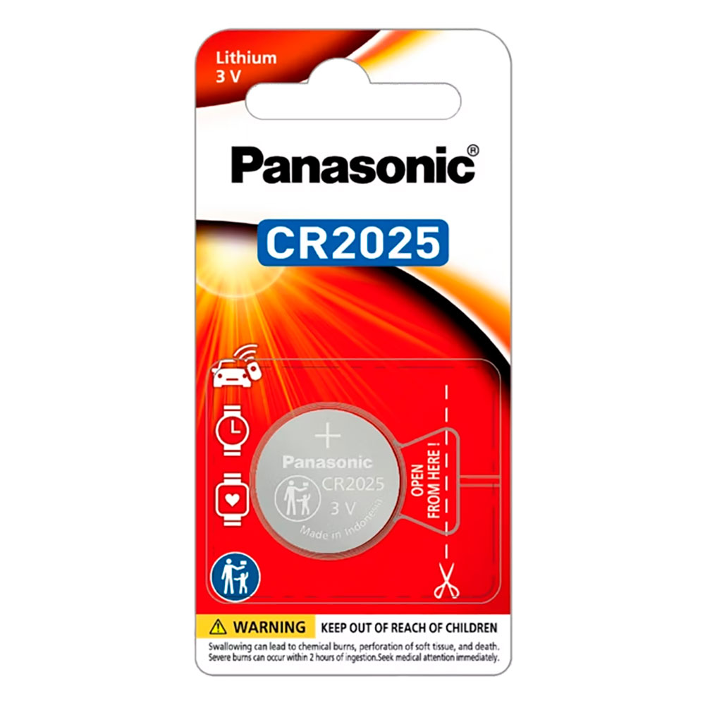Батарейка Panasonic CR-2025PT/1B photo 1 Батарейка Panasonic CR-2025PT/1B photo 1