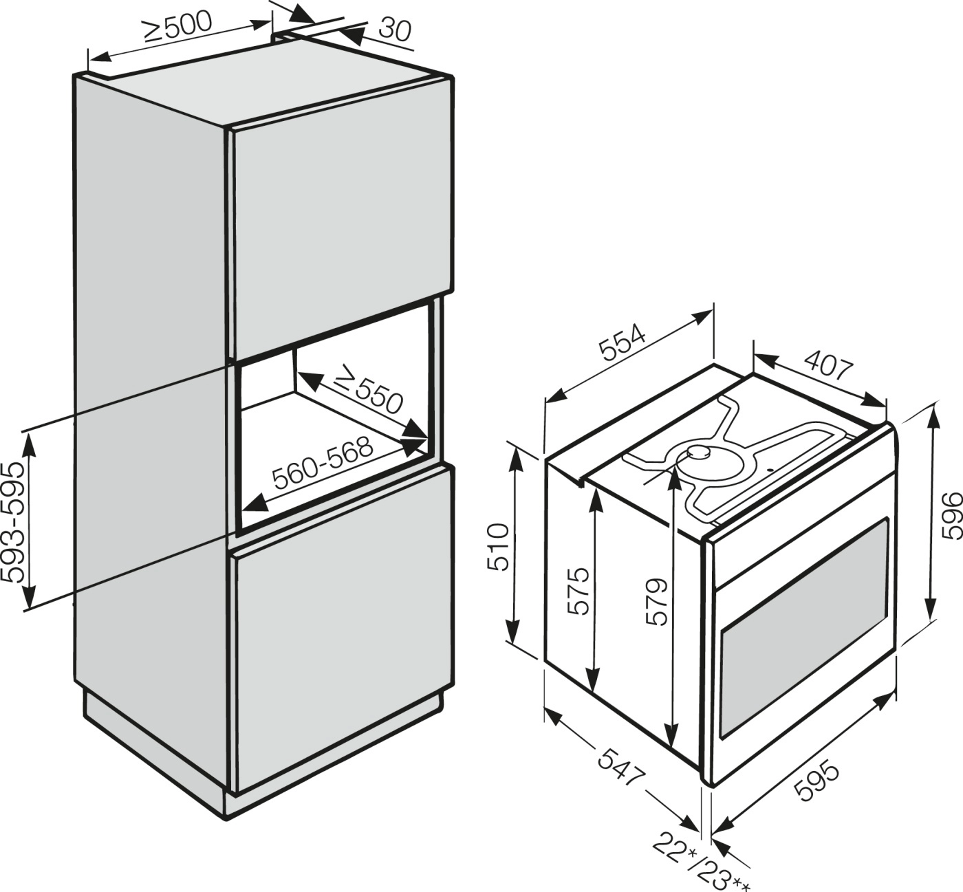 Cuptor electric incorporabil Miele H2661B, 76 l, A