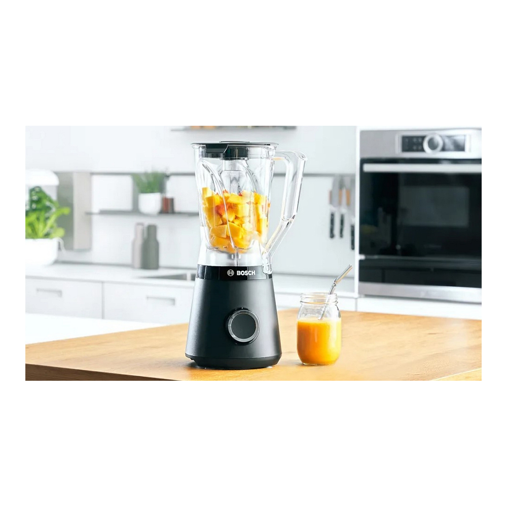 Blender Stationar Bosch MMB6141B Negru / 2 viteze / ml photo 5