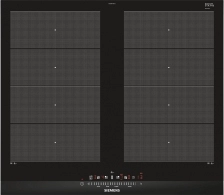 Встраиваемая индукционная панель Siemens EX675FXC1E, 4 конфорок, Черный