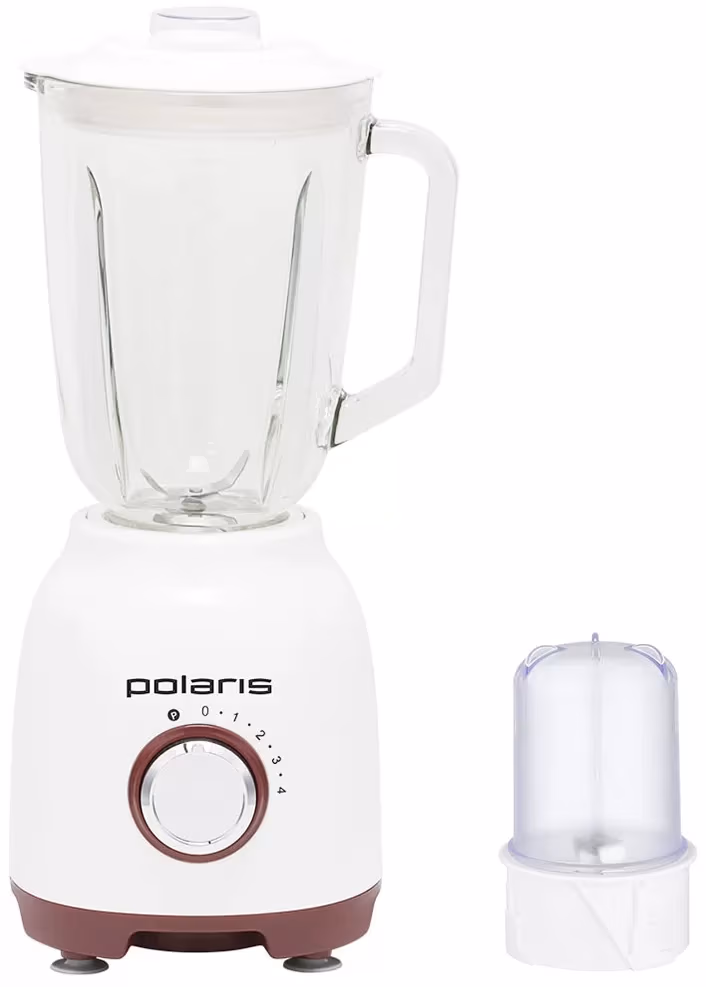 Blender Polaris PTB0821G, 800 W, 4 trepte viteza, Alb 