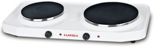 Plita de masa electrica Luxell LX7021L, 2 arzatoare, 2500 W, Alb thumbnav