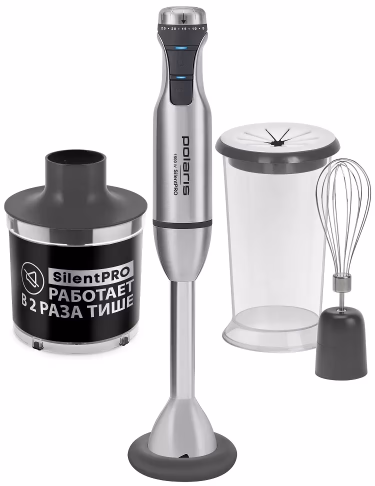 Blender Polaris PHB1591L, 700 ml, 1500 W, 25 trepte viteza, Gri 