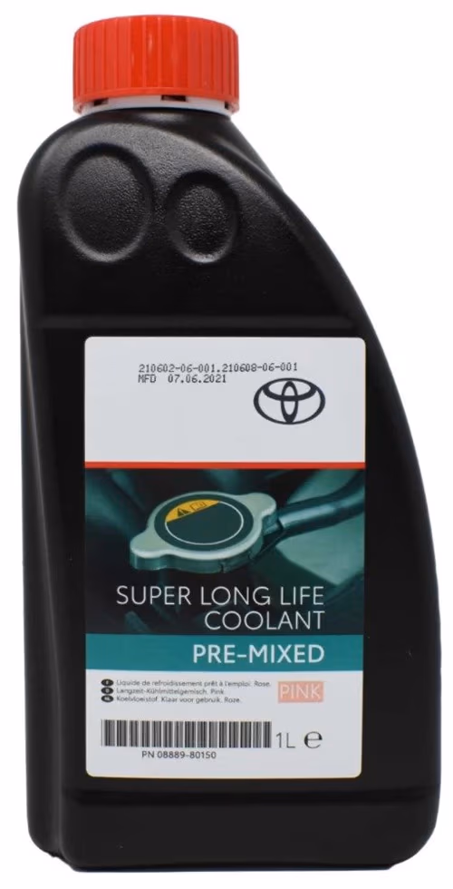 Охлаждающая жидкость Toyota Kuhlmittel Pre Mixed SLLC Rosa 1L