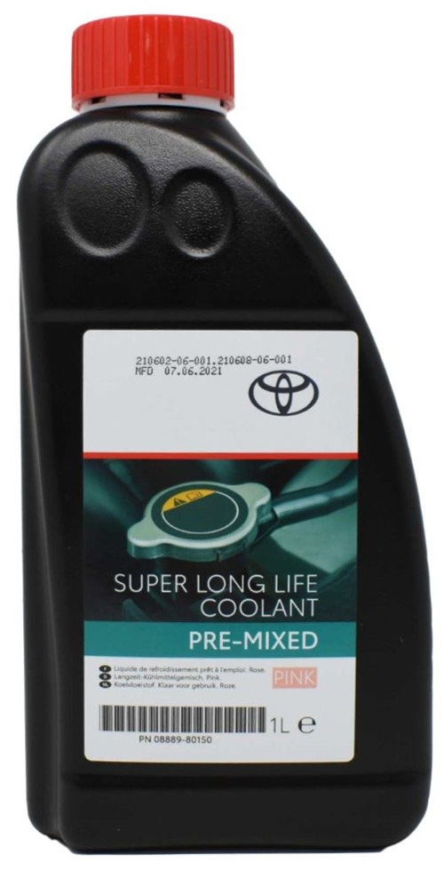 Охлаждающая жидкость Toyota Kuhlmittel Pre Mixed SLLC Rosa 1L photo 1