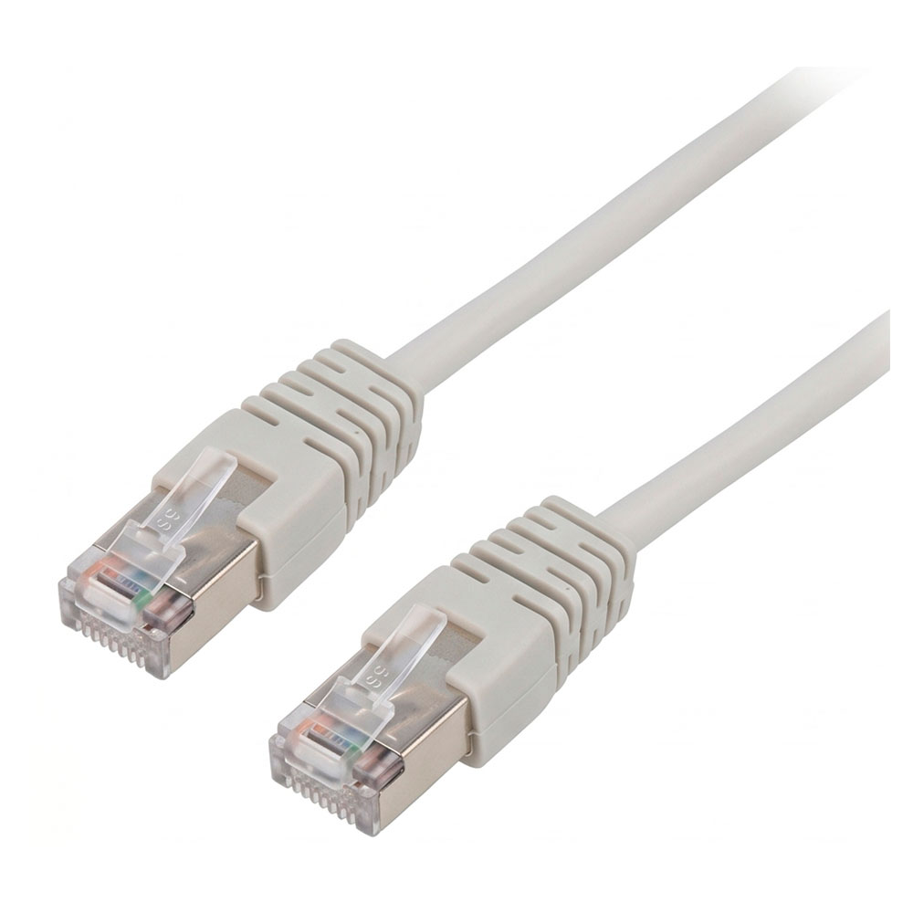 Patch Cord Gembird PP22-1M, Cat.5E  Gray photo 1