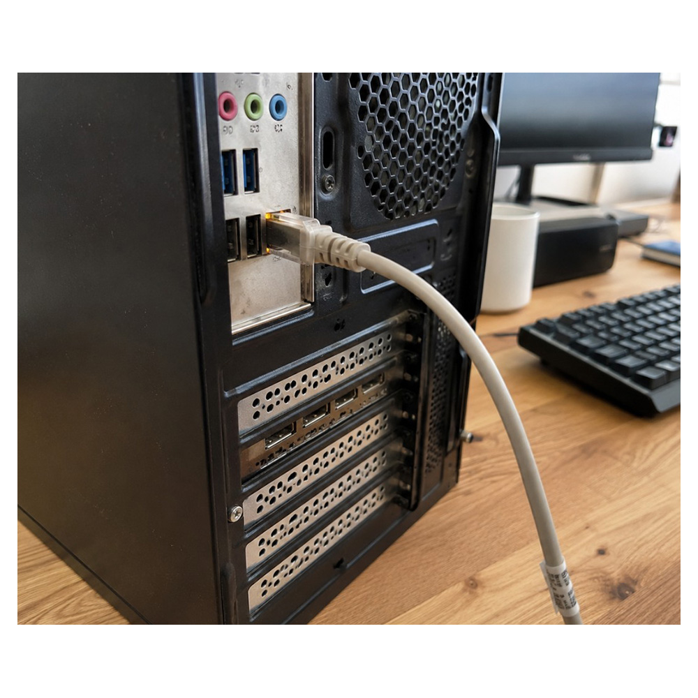 Patch Cord Gembird PP22-1M, Cat.5E  Gray photo 6
