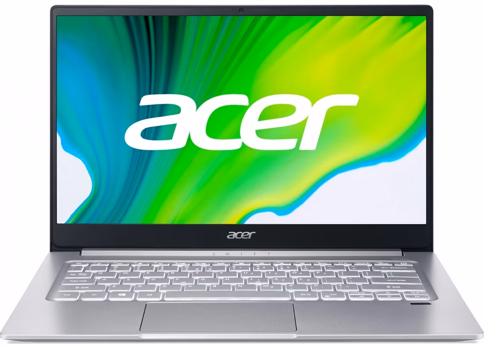 Laptop Acer SF31443R51M, Ryzen 7, 16 GB GB, Linux, Argintiu 