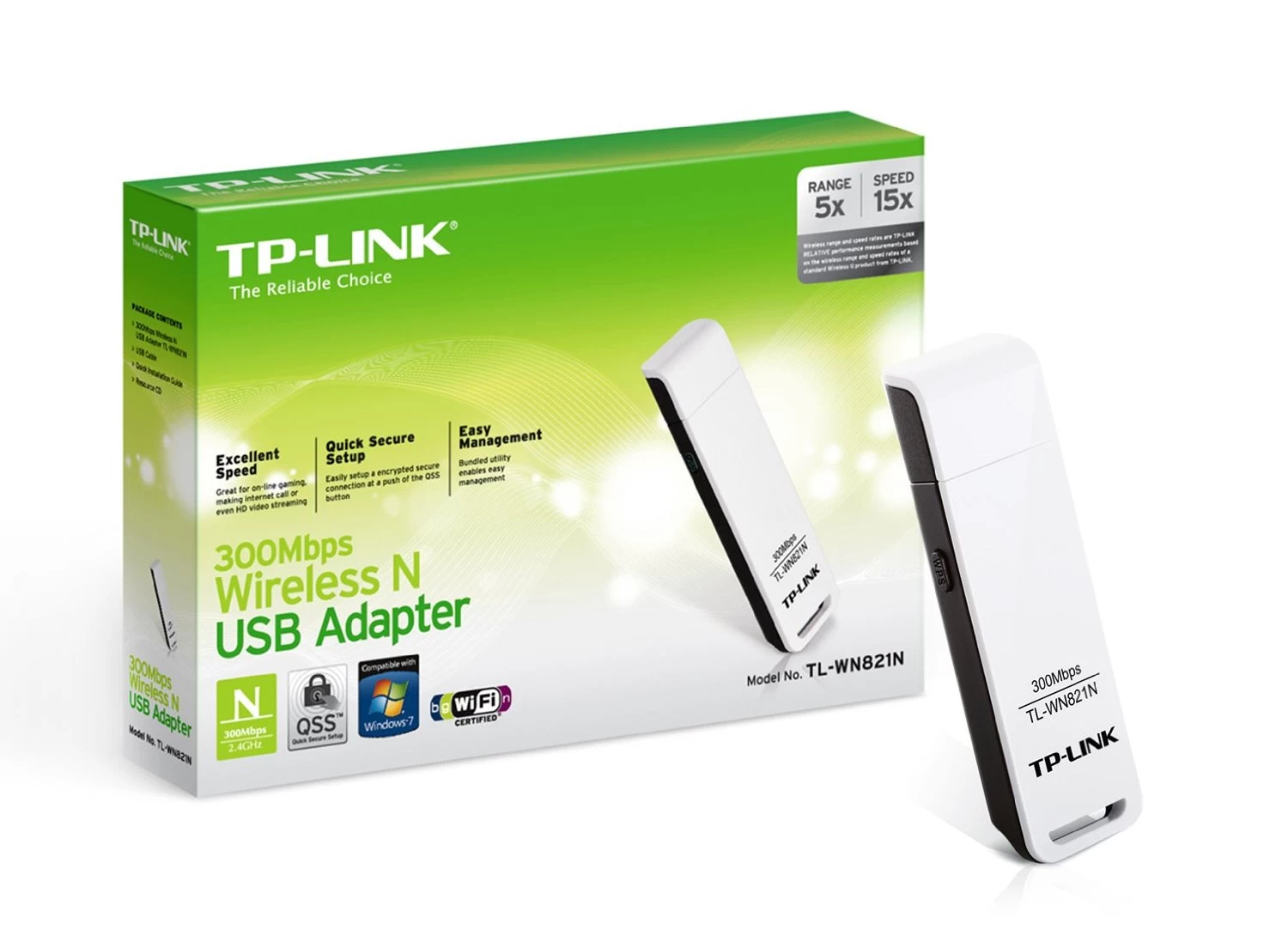 Adaptor Wi-Fi TP-Link WN821N