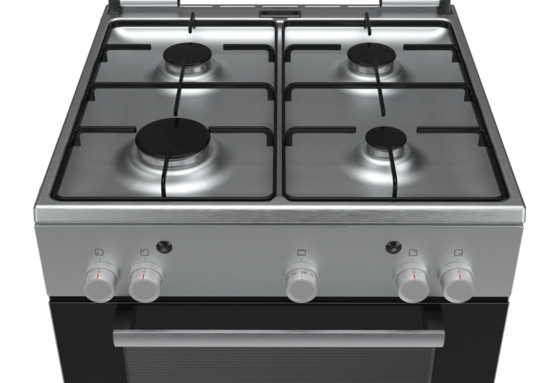 Газовая плита Bosch HGA223151Q / 4 конфорок / 60 см / Нержавеющая сталь photo 2