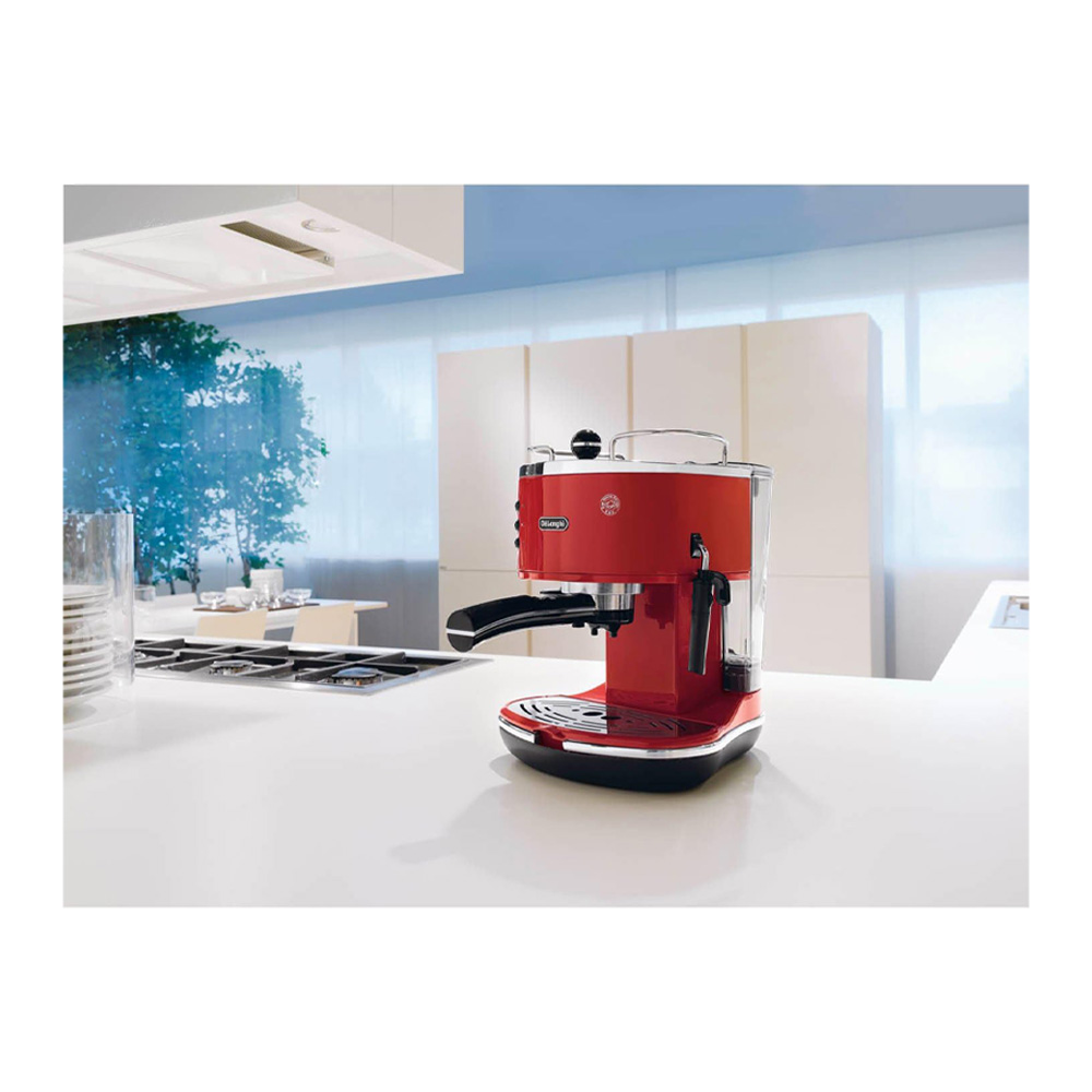 Кофеварка Delonghi ECO 311 R / 1.4 л / Рожковая / 
Молотый, чалды photo 4