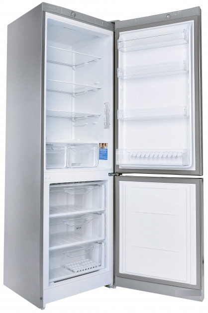Frigider cu doua usi Indesit DS 3181 S / 298 l / 185 cm / A+ / Gri photo 4