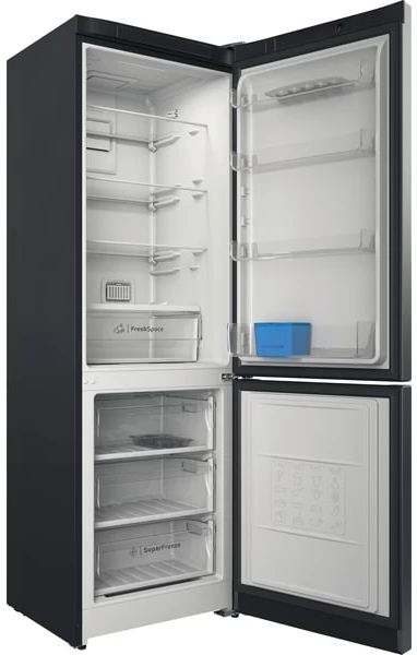 Frigider cu doua usi Indesit ITI5181S / 298 l / 185 cm / A+ / Gri photo 2