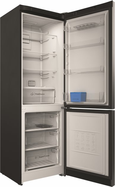 Frigider cu doua usi Indesit ITI5201S / 353 l / 196 cm / A+ / Gri photo 4
