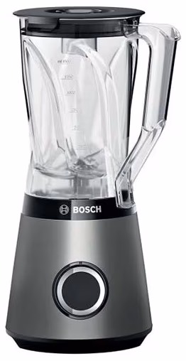 Блендер Bosch MMB6141S, 1200 Вт, 3 скоростей, Серебристый 
