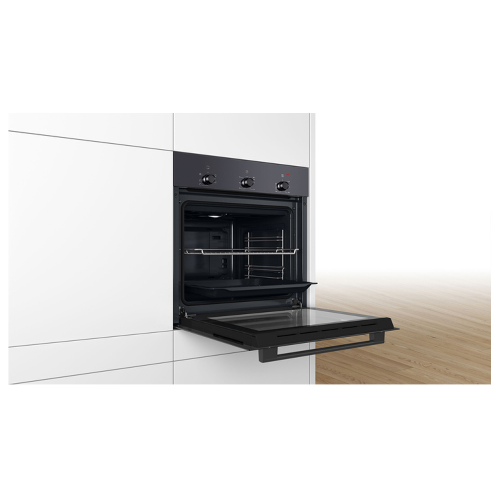 Встраиваемый духовой шкаф Bosch HBF011BA1T / 71 л. / A / Черный photo 5