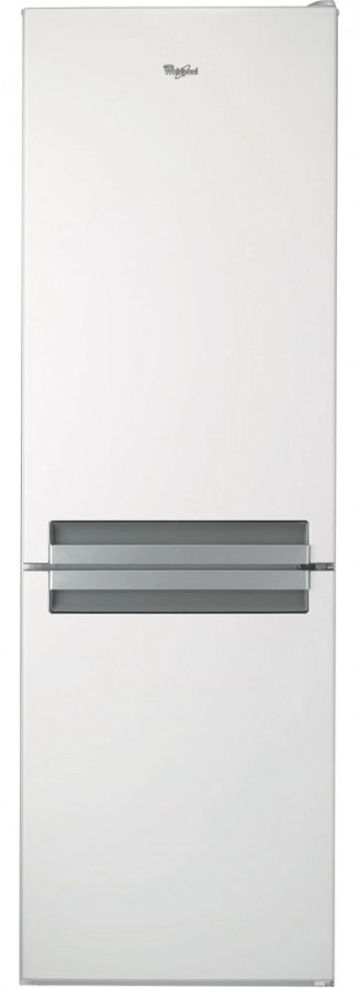 Холодильник с нижней морозильной камерой Whirlpool BLF8121W, 339 л, 201 см, A+, Белый