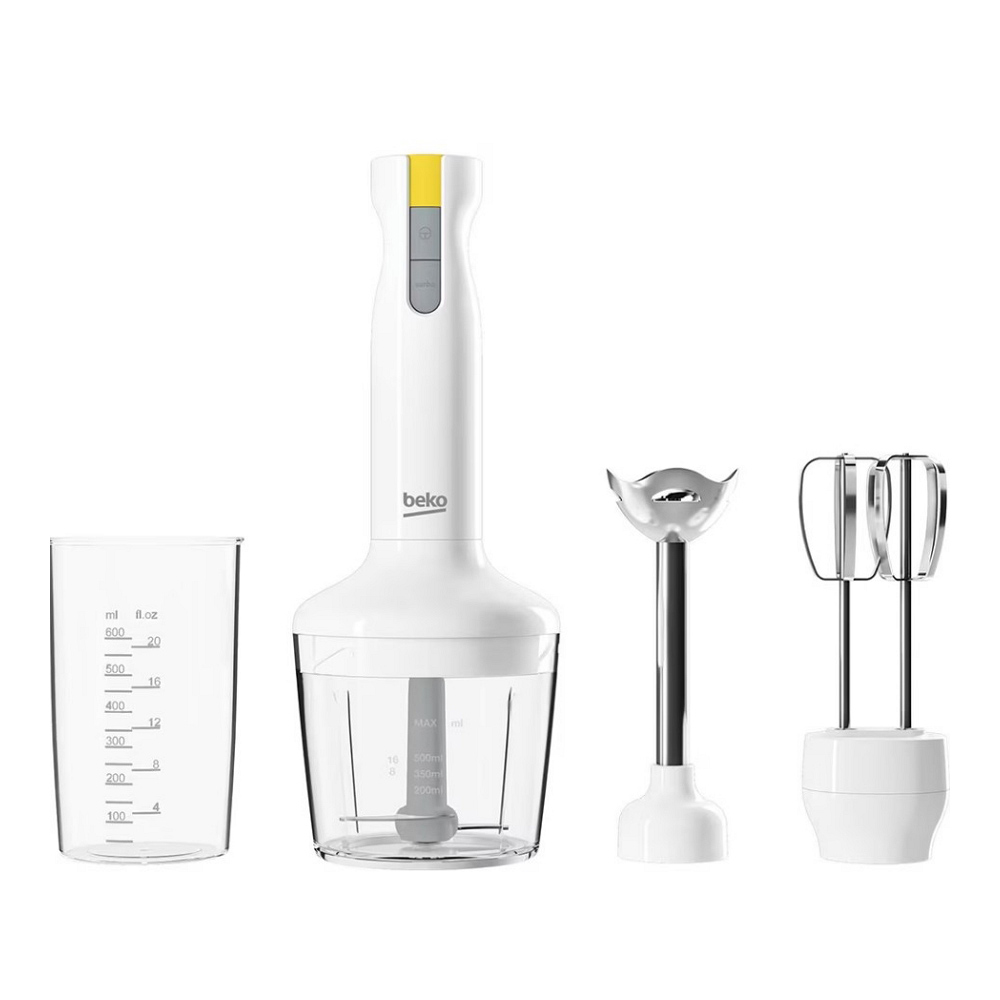 Blender Submersibil Beko HBA62721W Alb / viteze / 600 ml photo 1