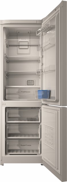 Frigider cu doua usi Indesit ITI5201W / 325 l / 196 cm / A+ / Gri photo 4