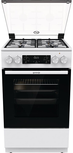 Газовая плита Gorenje MEKS5121W / 4 конфорок / 50 см / Белый photo 1 Газовая плита Gorenje MEKS5121W / 4 конфорок / 50 см / Белый photo 1