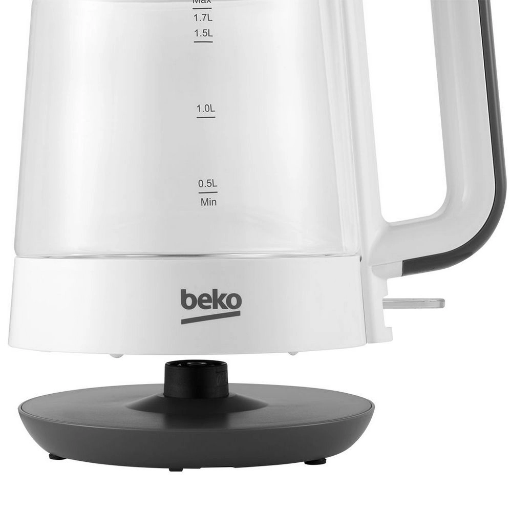 Чайник электрический Beko WKM6321W, 1.7 л, 2400 Вт, Белый