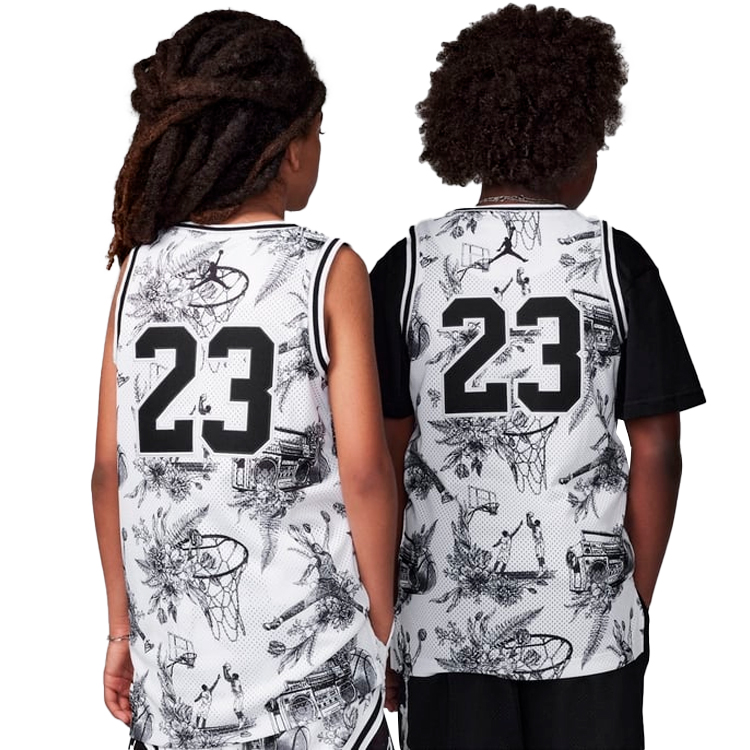 Майка Nike JDN JORDAN 23 AOP JERSEY / Мужской / XL / Белый photo 3