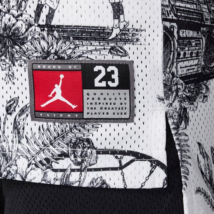 Майка Nike JDN JORDAN 23 AOP JERSEY / Мужской / XL / Белый photo 5