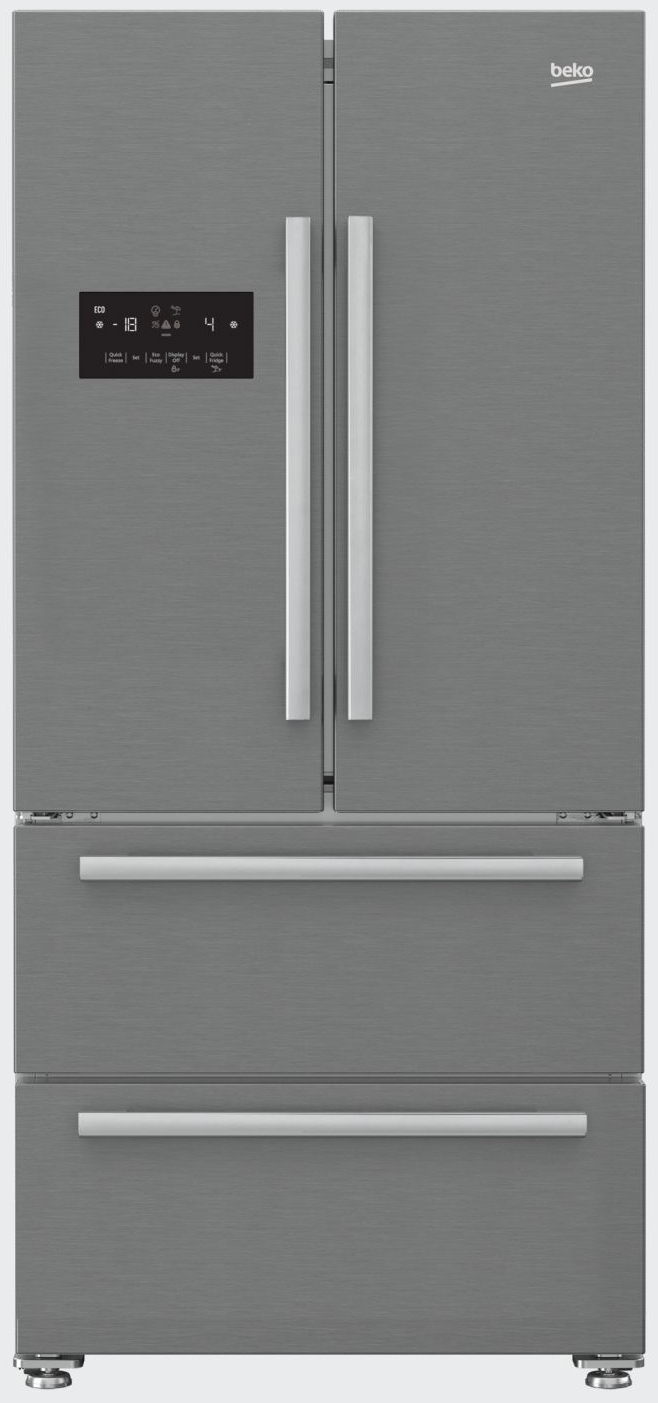 Холодильник Side-by-Side Beko GNE60521X / 550 л / 182 см / A+ / Серый photo 1
