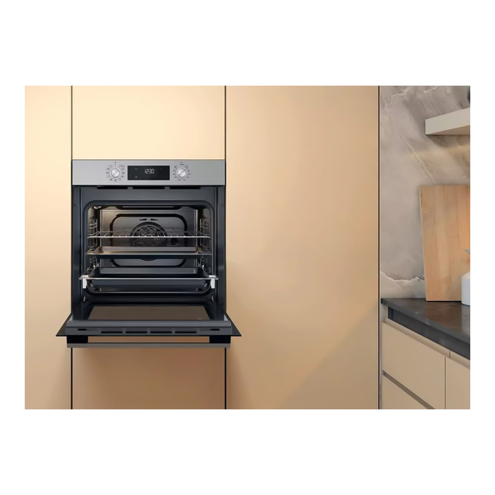 Встраиваемый духовой шкаф Whirlpool OMK58HU1X / 71 л. / A+ / Нерж. сталь photo 5