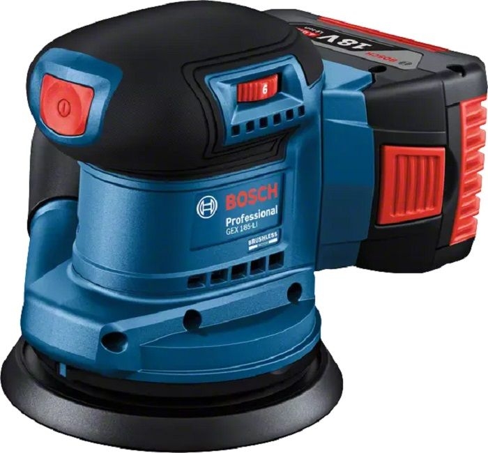 Slefuitor excentric Bosch GEX 185-Li Solo, 06013A5020 China photo 2