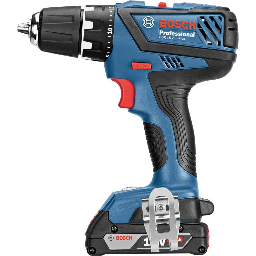 Аккумуляторная дрель-шуруповерт Bosch GSR 18-2 Li Plus Cordless Drill Drive, 06019E6120 photo 1