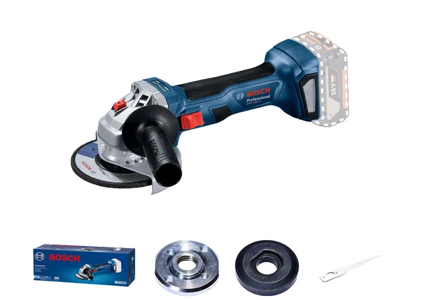 Угловая шлифмашина аккумуляторная Bosch GWS 180LI Solo, 06019H9020 photo 2