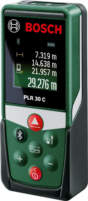 Telemetru cu laser Bosch PLR 30C EEU (0603672120) Verde photo 1 Telemetru cu laser Bosch PLR 30C EEU (0603672120) Verde photo 1