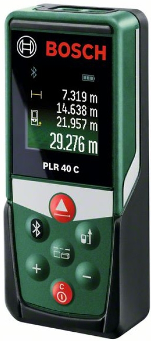 Telemetru cu laser Bosch PLR 40 C, 0603672320 Verde photo 1 Telemetru cu laser Bosch PLR 40 C, 0603672320 Verde photo 1
