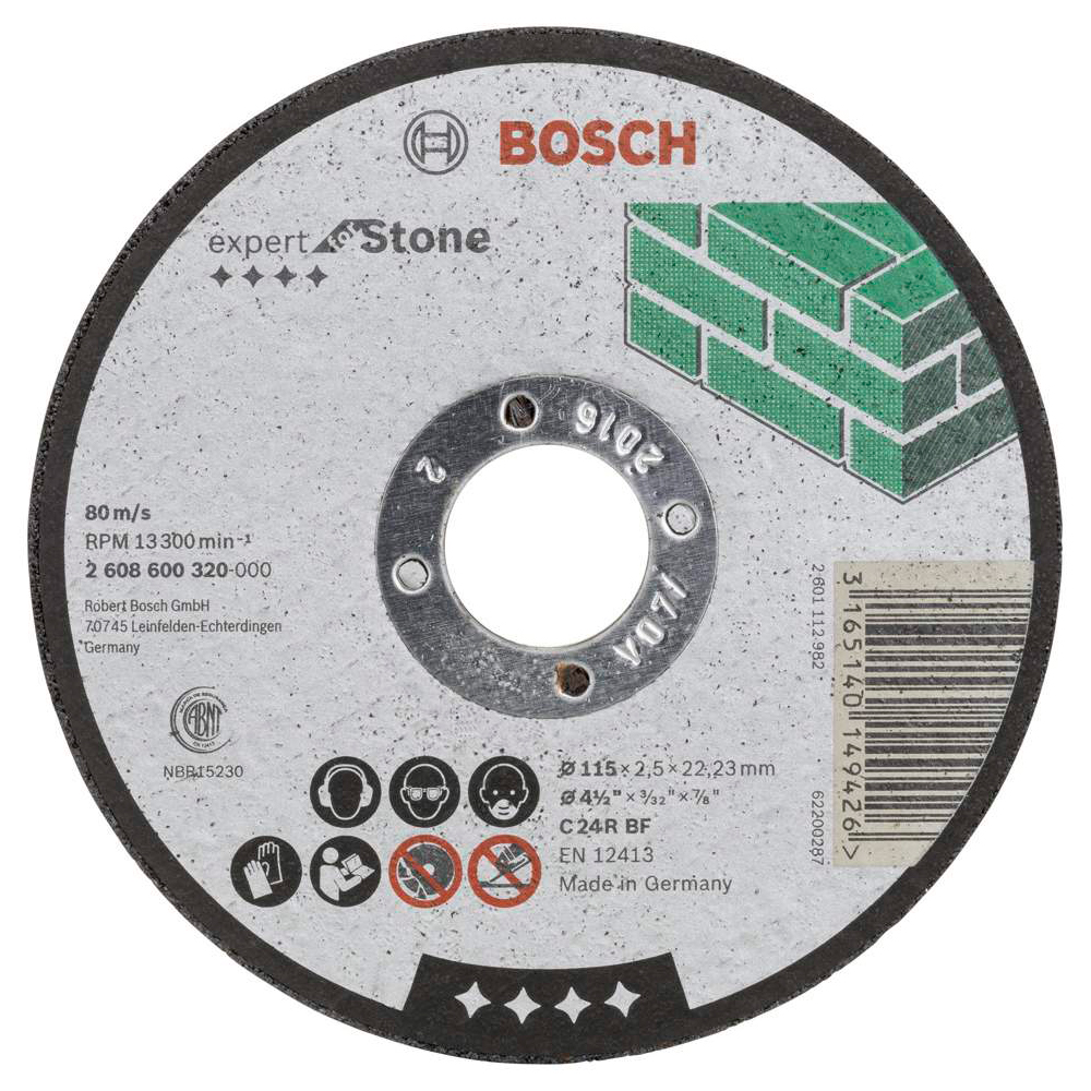 Отрезной круг, прямой, Expert for Inox Bosch 2608600320 photo 1