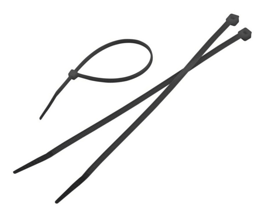 Colier din nailon 4,8x300mm negru Tolsen photo 1